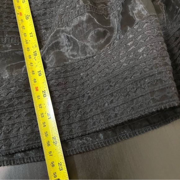 Madewell Sheer Black Sleeveless Babydoll Blouse - Picture 10 of 10